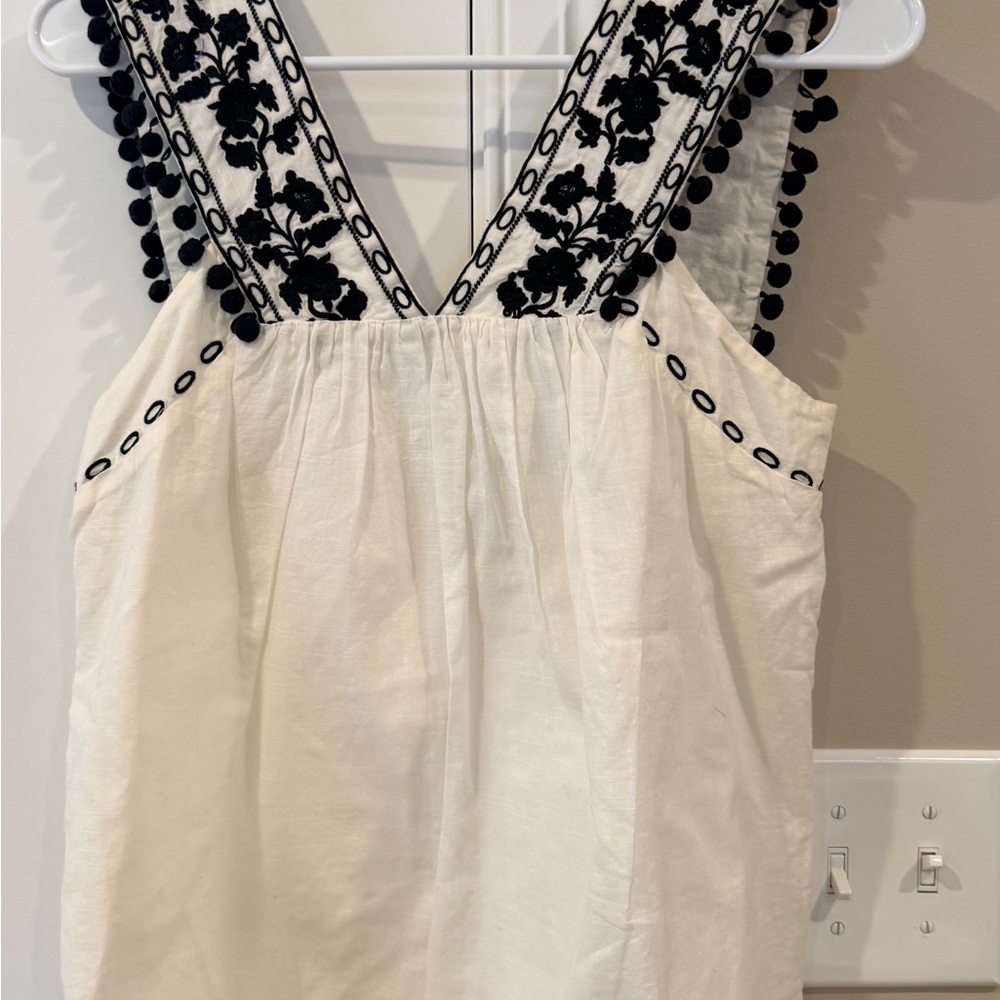 J. Crew Cream Sleeveless Top